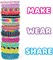 Mega Combo Rubber Band Bracelet Kit – 7,000+ Colorful Latex-Free Bands with C-Clips, Loom, Hook & Organizer Case | Step-by-Step DIY Instructions for Kids 7+ | STEAM Craft Gift